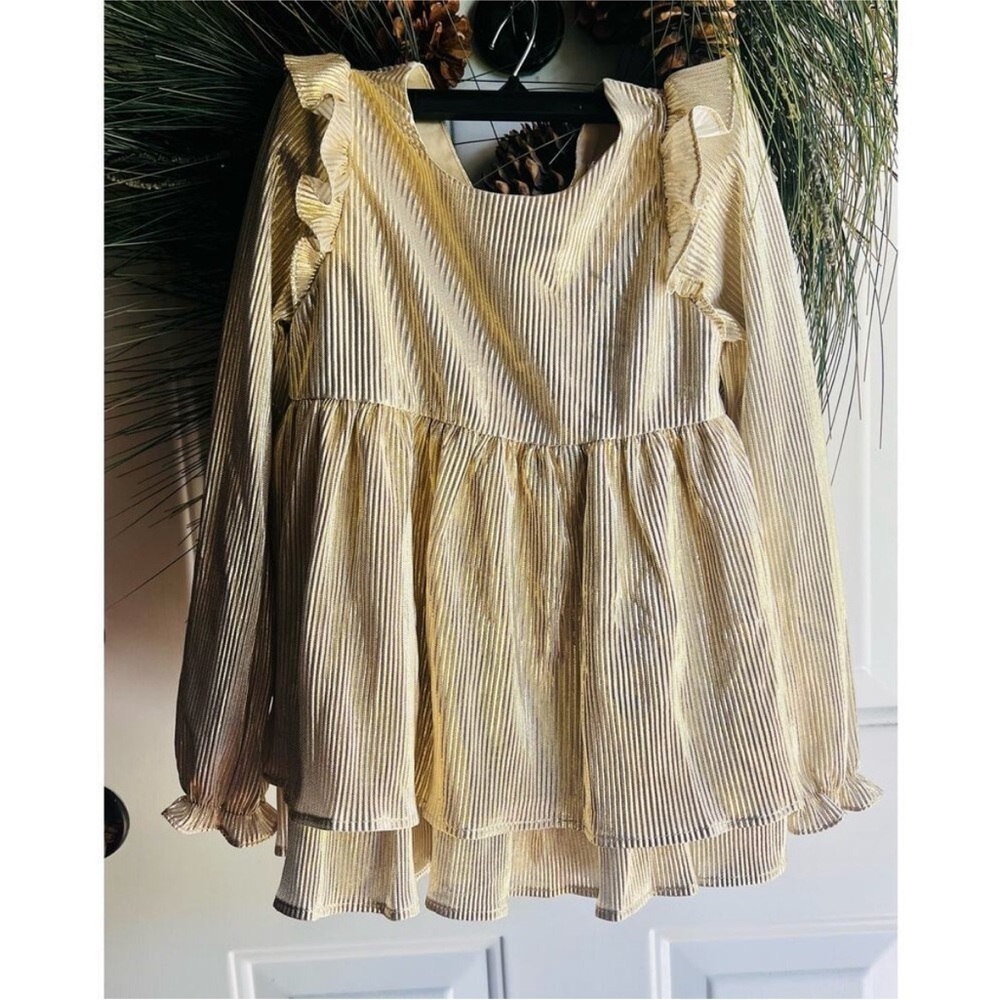 Tahari girls ruffled dress new with tags size 10